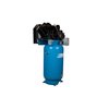 Abac IRONMAN 7.5 HP 230 Volt Single Phase Two Stage Cast Iron 80 Gallon Vertical Air Compressor ABC7-2180V2